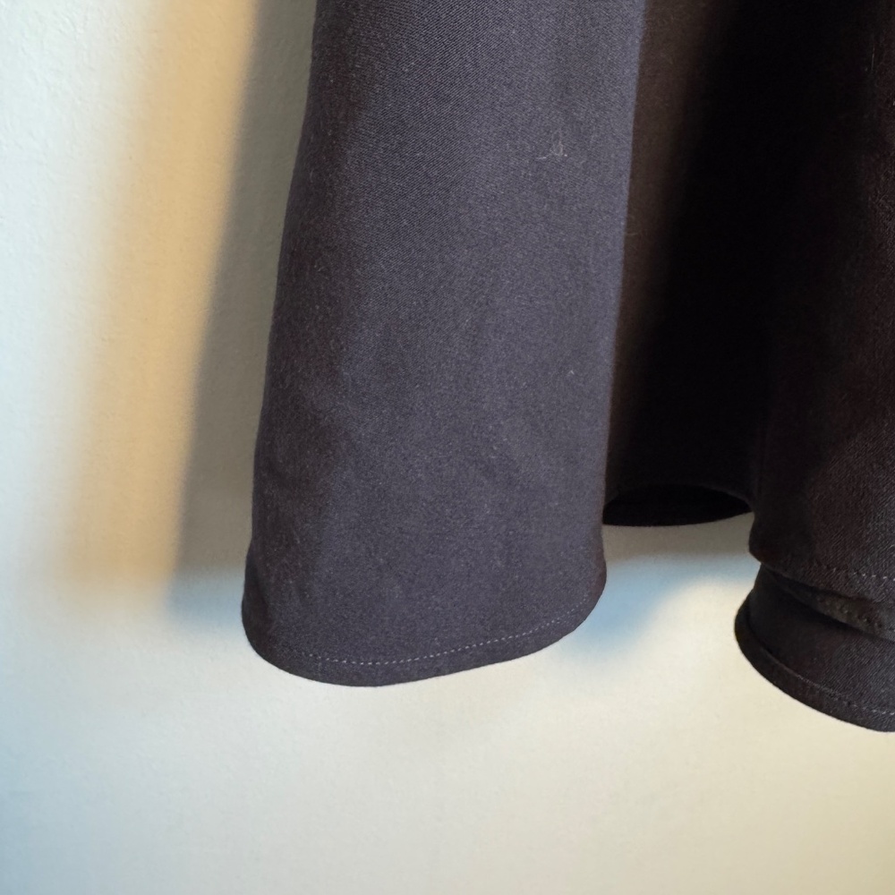 Club Monaco Fit & Flare Tiered Cocktail Dress Black Size 2 Wedding Guest Formal - Picture 3 of 15